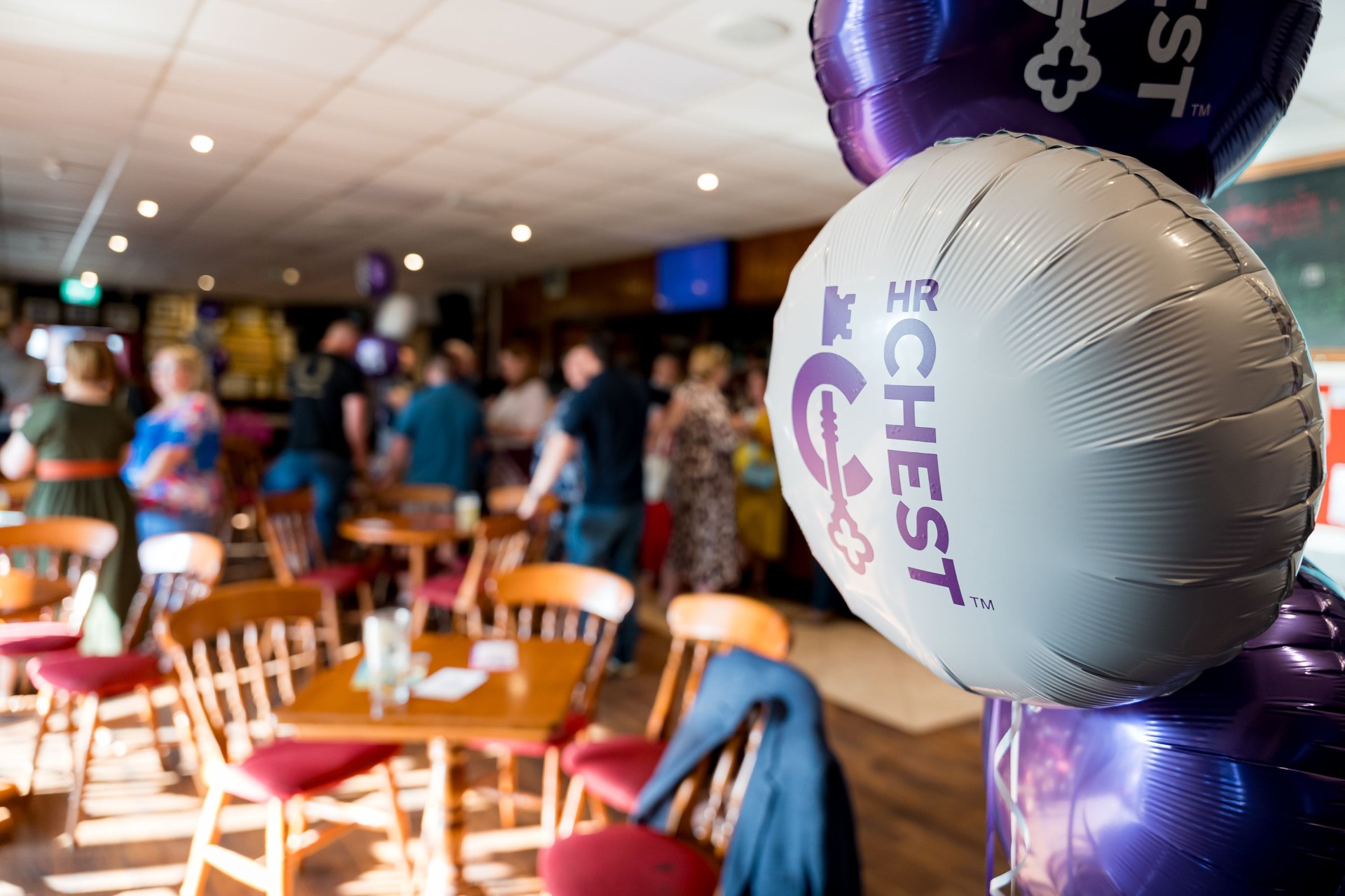 HR Chest Balloon at Event