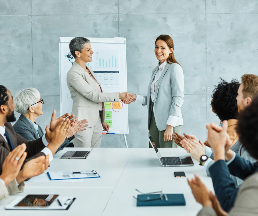 Relieved employee after correct onboarding
