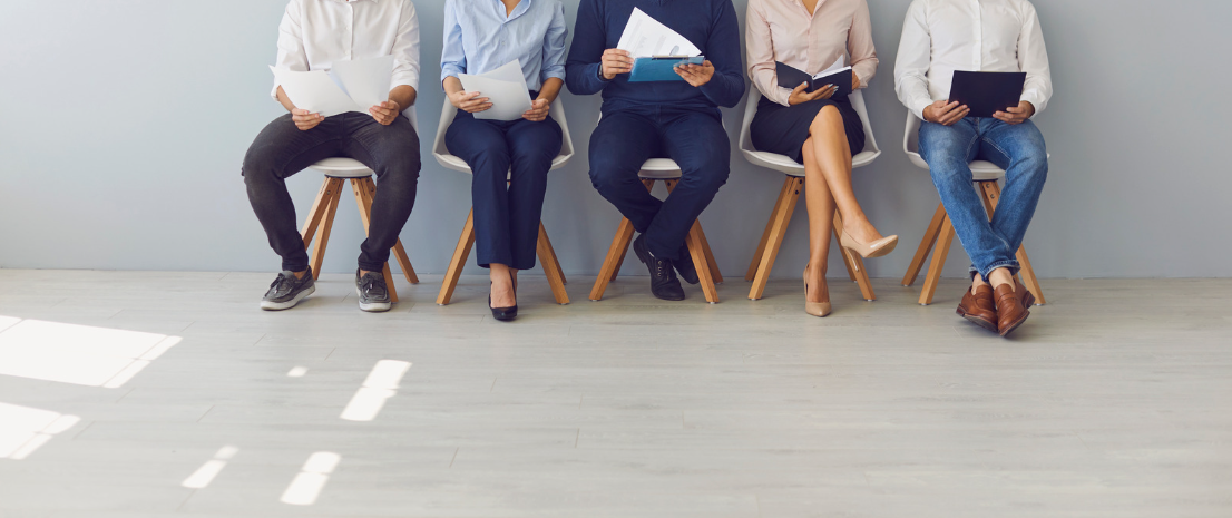 people waiting for interview