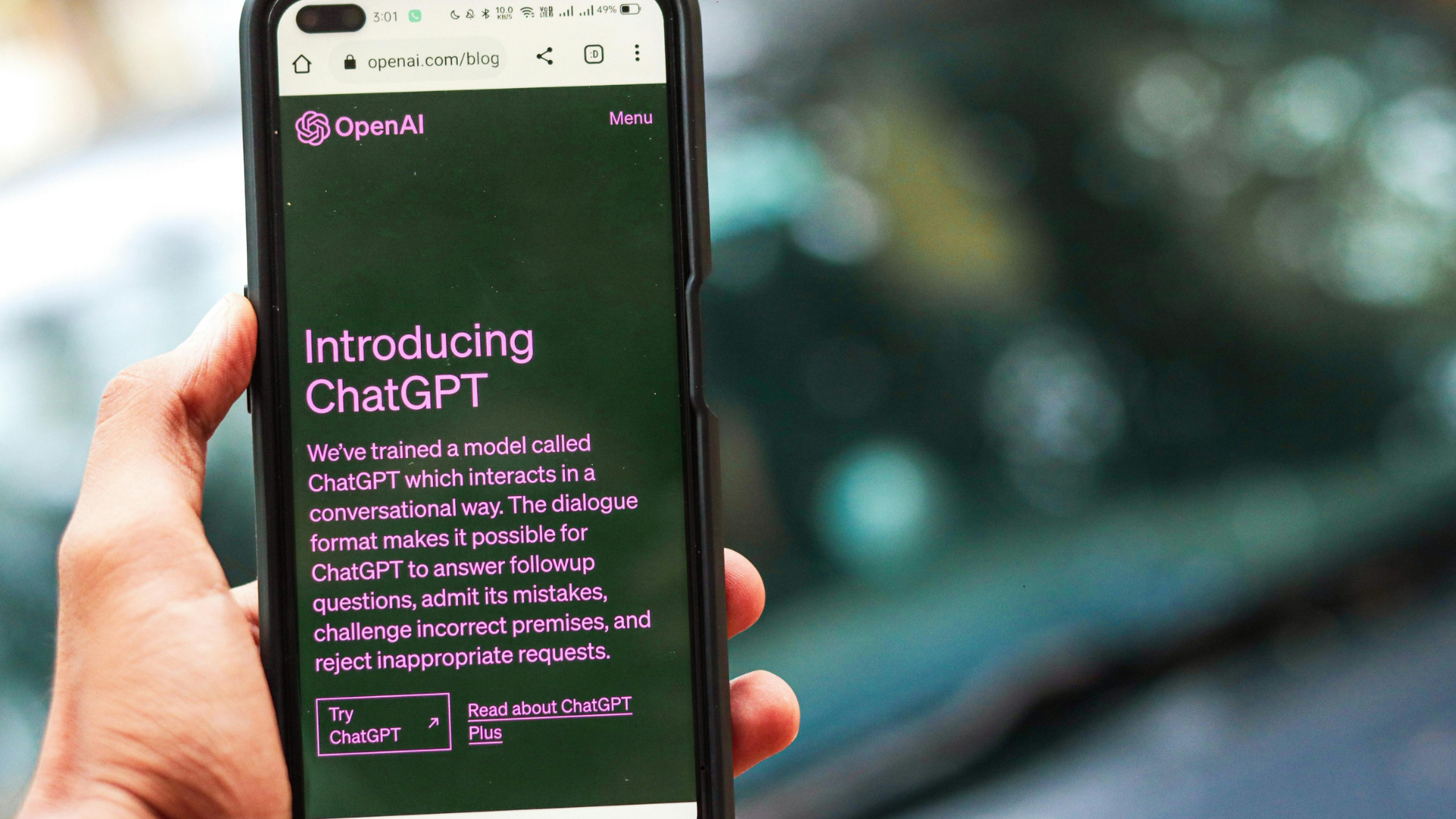 CHATgpt on phone